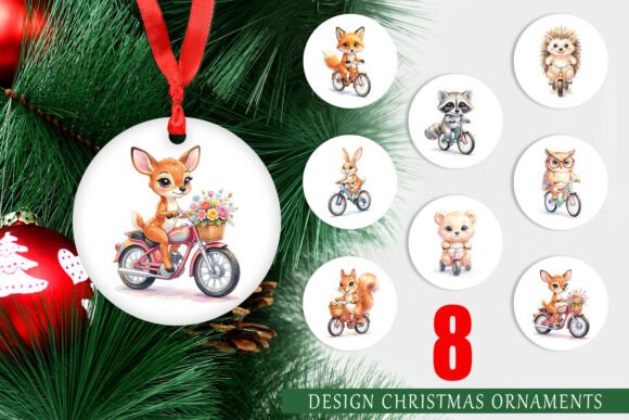 Big Eye Forest Friends Bike Ornament PNG Review