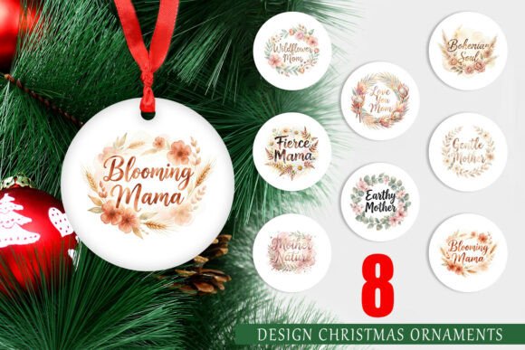 Boho Floral Mother Quotes Ornament PNG Review
