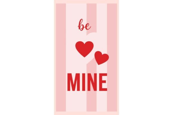 Freebie Valentine's Card Be Mine Message Freebies Review