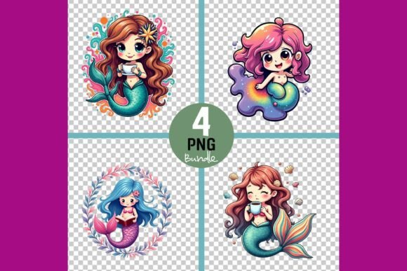 Mermaid Illustrations in Vibrant Colour Review