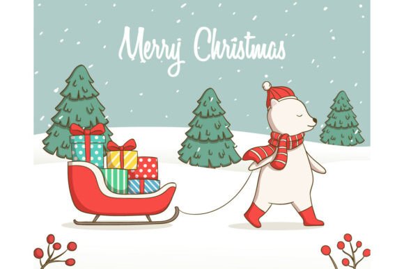 Polar Bear Sleigh Illustrations: A Brand Review