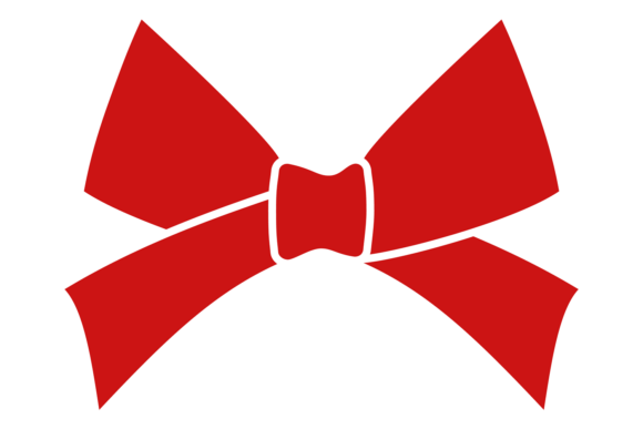 Red Satin Bow Illustrations for Branding