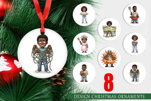 Watercolor BBQ Cookout Ornament: Reviewing Illustrations