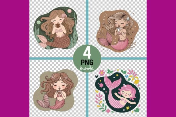Whimsical Mermaid Illustrations Freebie Review